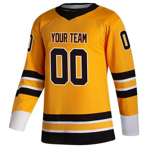 Camiseta de Hockey sobre Hielo Sublimada Personalizable de Secado Rápido, Uniforme Deportivo Ligero 100% Poliéster para Competición - Product Image 1