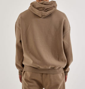 Ensemble de survêtement homme personnalisé en molleton brossé, style streetwear oversize, fabriqué aux États-Unis - Product Image 4