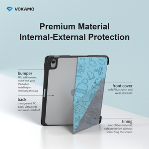 Étui pour <span class=keywords><strong>iPad</strong></span> Premium antichoc - Étui détachable léger avec support multi-angles, protection antichoc pour <span class=keywords><strong>iPad</strong></span> 10,9 pouces 2022 - Product Image 4