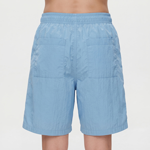 Shorts de sport coupe-vent pour femme, longueur genou, taille élastique, amples, imperméables, 100 % nylon polyester, respirants - Product Image 2