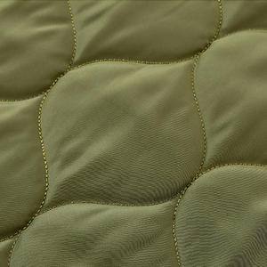 Chaqueta Acolchada Verde Oliva para Hombre, Cuello Camisero, Cierre de Cremallera, Color Sólido Informal, Material de Poliéster, Ropa de Invierno, Corte Holgado - Product Image 5