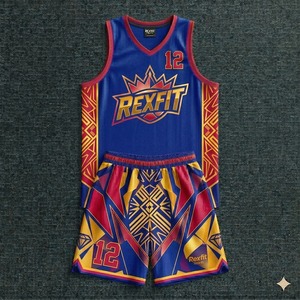 Custom Basketball Uniform Breathable Sleeveless Jersey and Shorts <b>Athletic</b> Set Football Jersey Slim Fit Soccer Uniform Set - Product Image 2