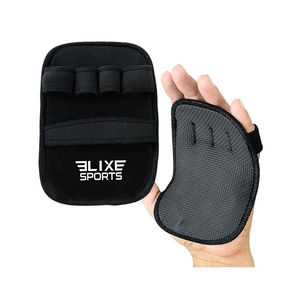 Custom Logo Weightlifting Grip Pads with Silicone Grip, Protective Hand Pads for Men & Women, Gym, Strength <b>Training</b>, Fitness - Product Image 2