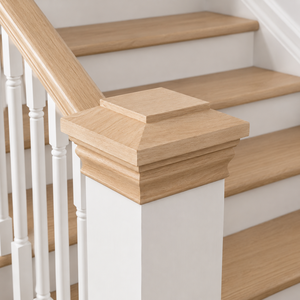 Tapa Decorativa Plana de Madera Sólida Personalizada para Postes de Cercas y Terrazas, OEM ODM - Product Image 4