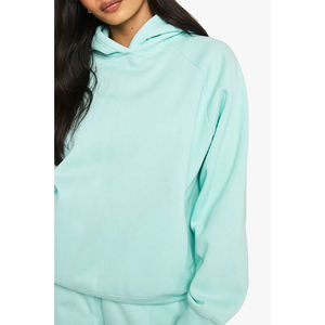 Sweat-shirts à capuche oversize personnalisables de haute qualité, en coton mélangé 500 g/m², avec logo personnalisé, pour hommes et femmes. - Product Image 4