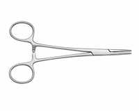 Handgereedschap Muggenforceps Staal Handmatig Huisdierharenklem Visserij Klemtang Epilatiegereedschap Gebogen Rechte Punt 12,5 16 18cm