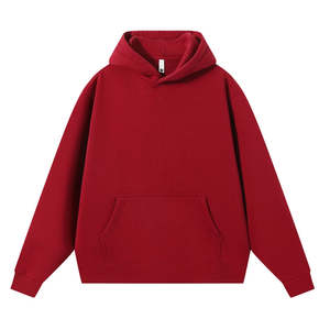Sweat-shirts à capuche oversize pour hommes, sans cordon, style streetwear, hip-hop, vintage, en molleton épais, 500 GSM, de haute qualité, fabriqués par Yubao Factory. - Product Image 3