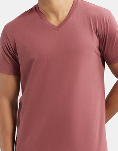 Camiseta Básica de Algodón Premium para Hombre, Corte Regular, Ligera, Manga Corta, Lisa, Informal, para Moda Urbana, OEM, ODM, Personalizada - Product Image 4