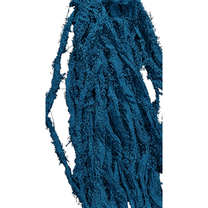 Cordón de tela deshilachada 100% algodón en lavanda, tira texturizada para costura de moda, joyería, manualidades, decoración DIY y bolsos - Product Image 2