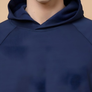 Ensemble de survêtement polaire pour hommes : sweat à capuche et pantalon de jogging, style streetwear décontracté, coupe ample, idéal pour l'hiver, personnalisable avec logo, vente en gros - Product Image 2