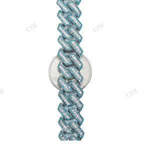 14MM 22" Fully Iced Miami Cuban Link <b>Chain</b> Wholesale VVS D Moissanite Gold Plated Sterling <b>Silver</b> Men's Hip Hop GRA Necklaces - Product Image 2