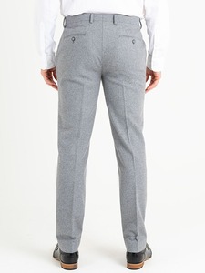 Pantalones de Vestir Formales para Hombre, Corte Profesional, Estilo Recto, Transpirables, de Lona, con Logotipo Personalizado, 100% Algodón - Product Image 2
