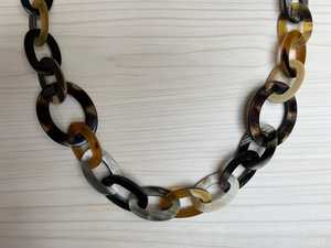 Collar de Cuerno de Búfalo MN EXPORTS, Cadena Hecha a Mano, Joyería Artesanal Natural, Regalo para Boda, Año Nuevo, Modelo MNE-421 - Product Image 4