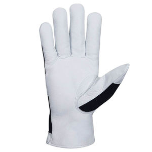 Gants de travail à doigts entiers en cuir de chèvre, matériau durable, respirants, pour travaux en extérieur, pour adultes - Product Image 6