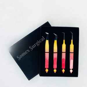 Pinzas de Alta Calidad con Punta de Fibra para Pestañas, de Acero Inoxidable y Almacenamiento en Múltiples Compartimentos, Pinzas para Injerto de Pestañas - Product Image 3