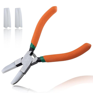 Professional Nylon Jaw Jewelry Pliers Non Scratching <b>Wire</b> Bending Shaping Tool with Spare Replaceable Jaws for <b>Crafting</b> DIY - Product Image 1