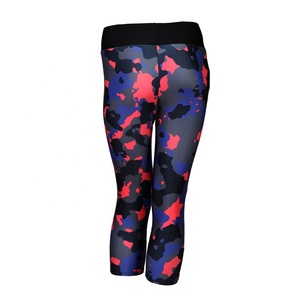 Service OEM – Leggings de yoga et fitness pour femmes de haute qualité, taille mi-haute, impression numérique par sublimation, extensibles dans les quatre sens, respirants, pour la gym - Product Image 2