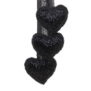 Handmade Embroidered Beaded Velvet Satin Christmas Decorations Lama Tortoise Socks Flying Sparrow Elephant Flying Eagle Bee - Product Image 3