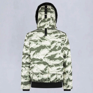 Nueva Chaqueta Acolchada de Camuflaje para Hombre, con Capucha, Resistente al Viento, Gruesa, para Invierno, con Forro de Piel, Corte Regular, Cierre de Cremallera, Estilo Casual - Product Image 4