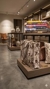 Bolso Tote Bohemio de Algodón Acolchado Premium para Mujer, Color Marrón con Estampado Tropical, Hecho a Mano, para Viajes y Uso Diario - Product Image 3