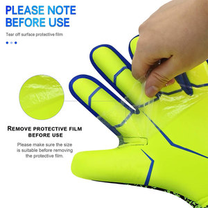 Gants de gardien de but professionnels BLIZ SPORTS WEAR |   Gants de gardien de but de football professionnels |   Protection supérieure des doigts en matériau PU antidérapant - Product Image 3
