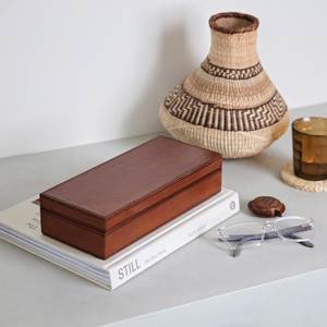 Fournisseur en gros de boîtes de rangement en cuir pour hôtel, maison, bureau, rangement décoratif et emballage cadeau - Product Image 1