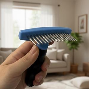 Spazzola YOMMY professionale a doppia faccia per la rimozione del pelo di animali domestici, efficace per districare i modelli di peli intrecciati, riduce l'accumulo. - Product Image 2