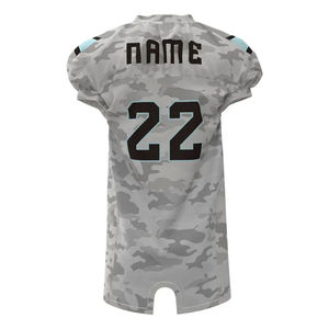 Uniforme de Fútbol Americano para Hombre, Conjunto de Camiseta y Pantalones de Camuflaje, Impresión Sublimada, Ajuste Atlético, Absorbe la Humedad - Product Image 3
