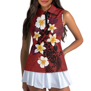 New Design Women's Badminton Jersey Uniform Quick Dry Spandex/Nylon V Neck Sleeveless Wholesale <b>Sports</b> <b>Apparel</b> - Product Image 2