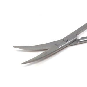 Tijeras Quirúrgicas de Carburo de Tungsteno Iris de 4.5 Pulgadas, Curvas, de Acero Inoxidable, Manuales, de Alta Calidad, Precisión Médica, Dental y Veterinaria - Product Image 2