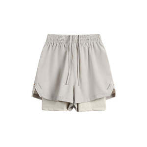 Shorts de sport décontractés 2-en-1 pour hommes, avec logo personnalisé, taille élastique, anti-plis, pour l'été - Product Image 2