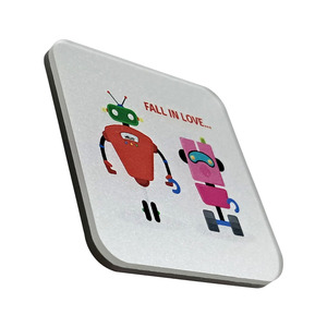 Imán Acrílico Cuadrado Personalizado para Refrigerador, Robot, Parejas, Decoración de Boda, Adhesivo Magnético, Regalo - Product Image 3