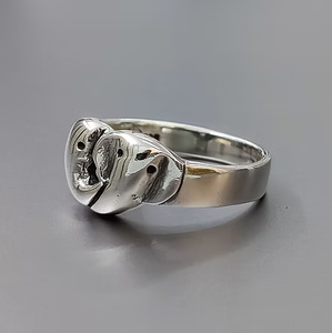 Sterling Silver <b>Ring</b> Minimalist Design Unisex Everyday Wear Jewelry <b>Fine</b> <b>Rings</b> - Product Image 4