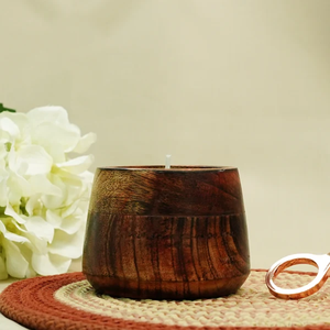 Bougie artisanale en cire de soja naturelle, décoration rustique et écologique pour la maison, cadeau d'aromathérapie pour mariage, fêtes et ambiance cosy. - Product Image 5