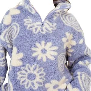 Conjunto de Sudaderas con Capucha de Forro Polar de Alta Calidad para Mujer y Hombre, Manga Larga, Estilo Linterna, Oversize, Deportivo, Personalizado, para Otoño - Product Image 3