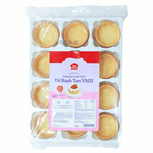 ขายส่งทาร์ตอบจากโรงงานโดยตรง ฮาลาล รับผลิตแบบ OEM/ODM ขนมหวานคุณภาพดีที่สุด ทาร์ตไข่แช่แข็งแบบอบ รุ่น YA02 420 กรัม สำหรับร้านเบเกอรี่ - Product Image 1