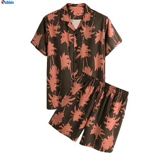 Colección de Verano, Camisa de Hombre Personalizada con Botones, Pantalones Cortos de Playa, Trajes de Verano para Hombre de Talla Grande, Cómodos y Transpirables - Product Image 4