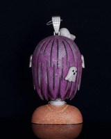 Colgante de Moissanita Multicolor con Personaje de Dibujos Animados de Muñeca de Terror, Regalo para Fiesta Hip Hop, Plata 925 para Joyería Fina, Colgantes y Dijes