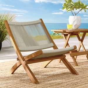Minimalist Chaise Lounge Chair Teak Wood <b>Folding</b> Chairs For Lounge Chairs Fir Living Room Set & Home Furniture - Product Image 2