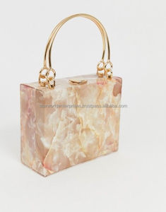 Bolso de mano de resina Bolso de mano único Accesorio de moda Bolso de resina de moda Monedero elegante Embrague transparente Moderno - Product Image 6