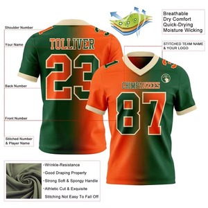 Maillots de football américain de qualité supérieure, vente en gros, personnalisés, prix compétitifs, très demandés, durables - Product Image 2