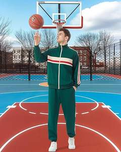 Ensemble de survêtement décontracté pour homme avec veste zippée et pantalon de jogging - Product Image 6