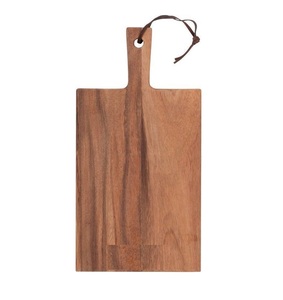 Planche à découper rectangulaire en bois d'acacia naturel, matériaux écologiques, poignée durable, épaisseur 1,3 cm, ustensiles de cuisine multifonctionnels, décoration de la maison - Product Image 1