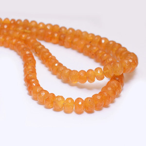 Cuentas facetadas de 4mm-8mm de ágata beryl AAA, cuentas sueltas de piedra preciosa semipreciosa natural Heliodor amarillo dorado para joyería. - Product Image 1