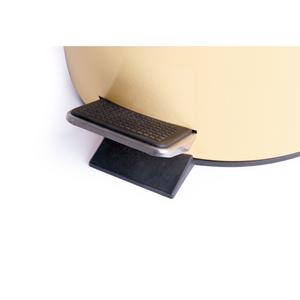 Cestino per Rifiuti Excelsa Cleany Iron 5 Lt Crema con Apertura a Pedale - Product Image 2
