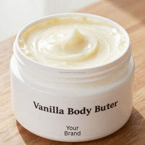 Vanilla Body Butter Deep Moisturizing Skin Care Cream Natural Hydration Glow Soft Smooth Skin OEM ODM Private Label Manufacturer - Product Image 1