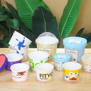 Vaso de Papel para Helado con Impresión Personalizada a Precio de Mayoreo, Envase de Alimentos, Vaso de Papel Desechable para Helado - Product Image 4