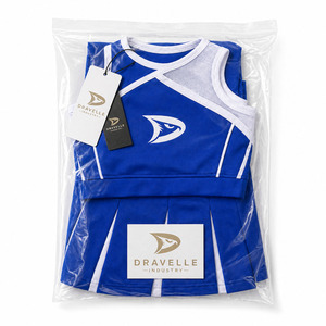 Tenue de Cheerleader Personnalisée de Haute Qualité OEM pour Femmes, Uniforme de Performance avec Logo et Jupe - Product Image 5