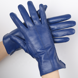 Winter Fashion <b>Leather</b> <b>Gloves</b> Guantes <b>Women</b> Sheep <b>Leather</b> <b>Gloves</b> - Product Image 4