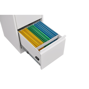 Armadietto Verticale in Metallo a 3 Cassetti per Archiviazione, Chiudibile a Chiave, in Acciaio, per Ufficio e Casa, Formato A4/Letter - Product Image 2